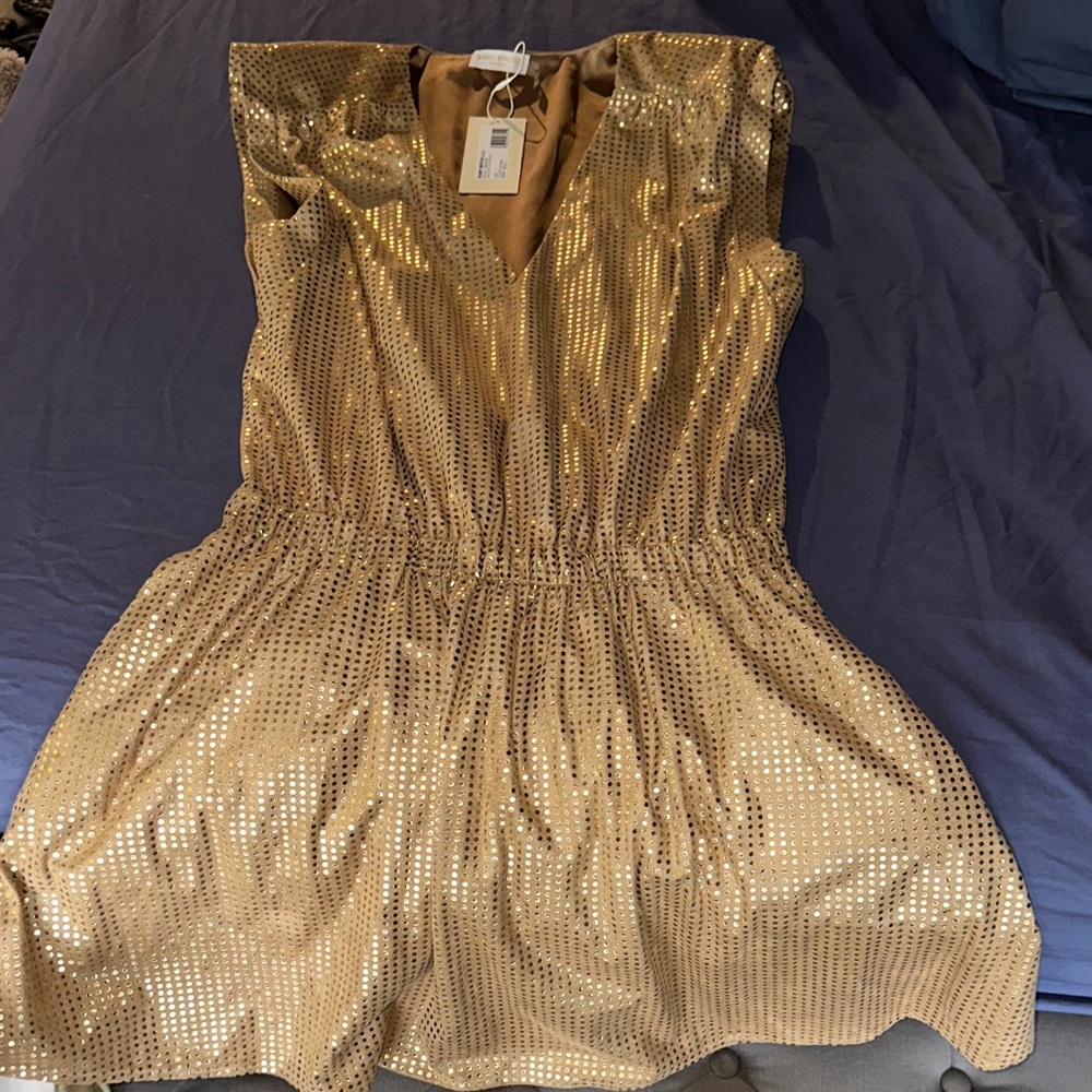 Gold Sequin Dress